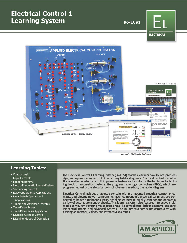 Amatrol Electrical Control Trainer 96-ECS1