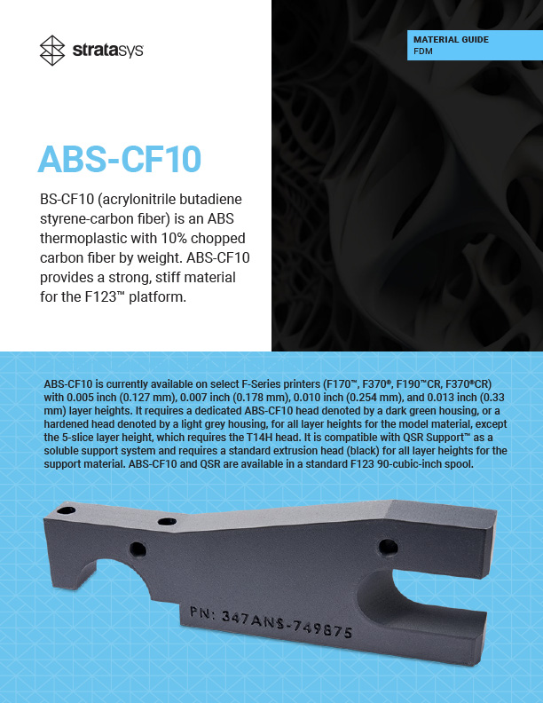 Download ABS-CF10 Material Guide