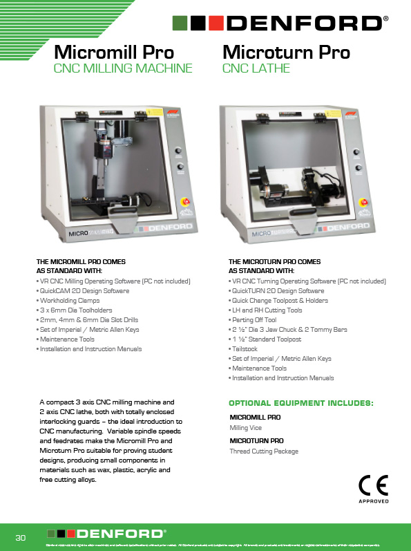 Compact CNC Machines for Education