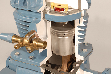 Open Drive Refrigeration Compressor Cutaway HVAC Cutaway Training Models