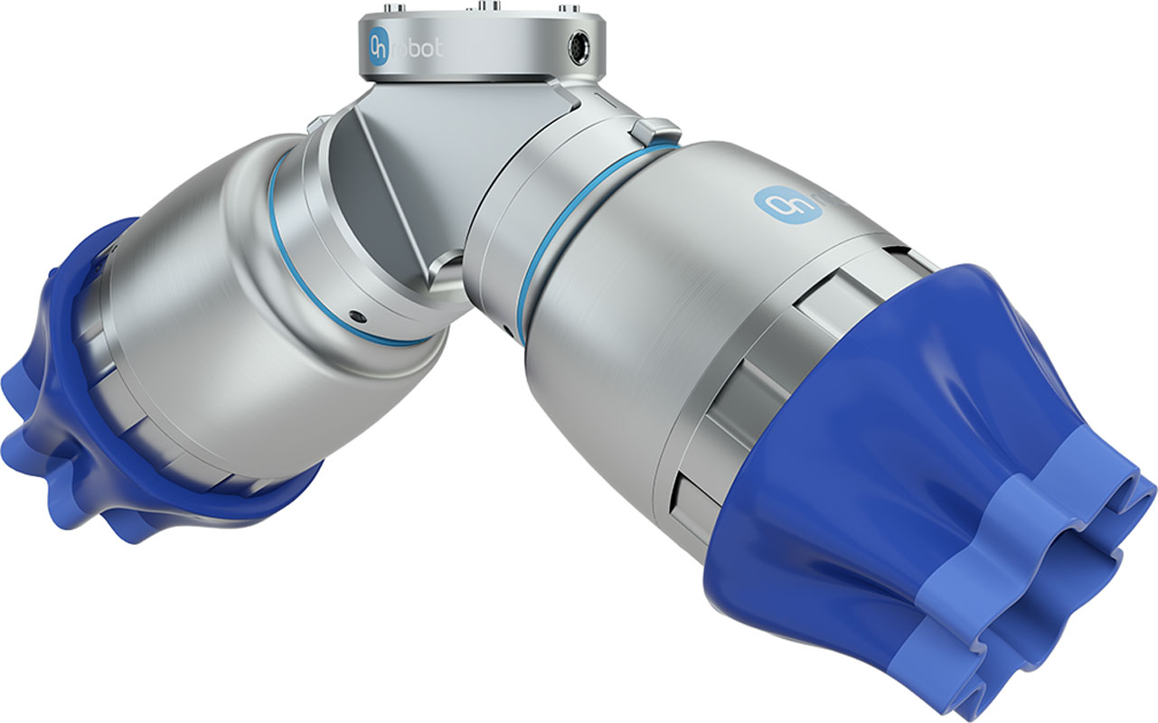 OnRobot Dual Quick Changer with various Soft Grippers OnRobot Dual Quick Changer with Soft Grippers