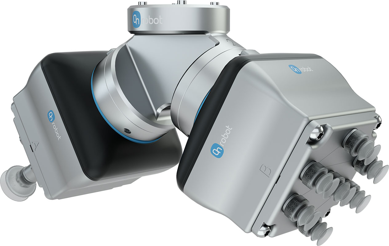 OnRobot Dual Quick Changer with 2 VGC10 Grippers Collaborative Robot End of Arm Tooling