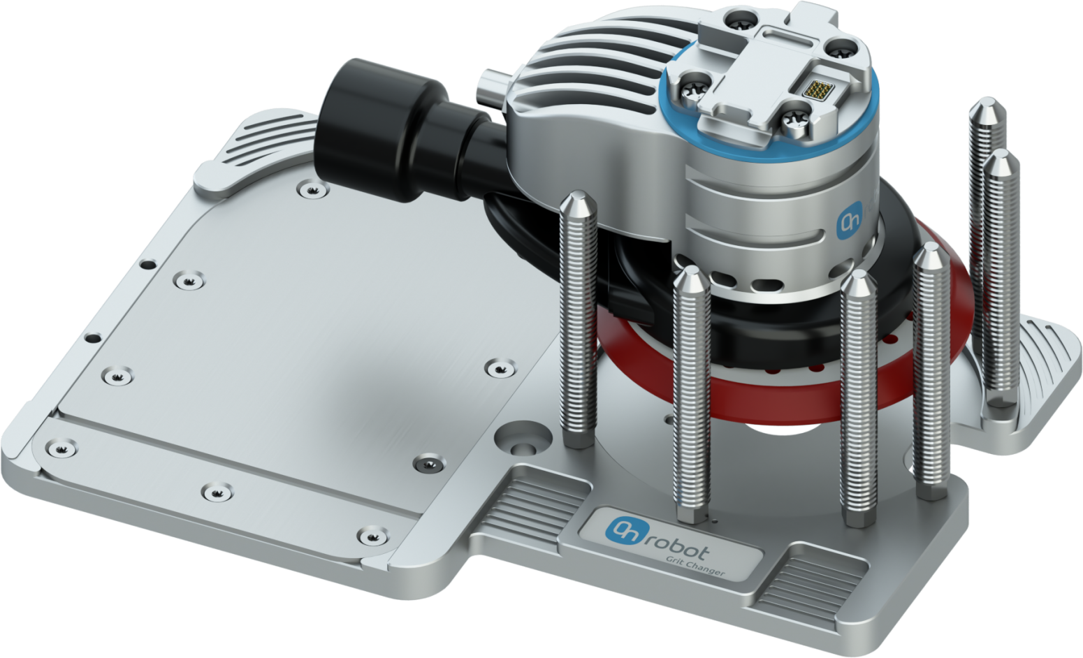 Grit Changer with Sander End of Arm Tooling for Collaborative Robots