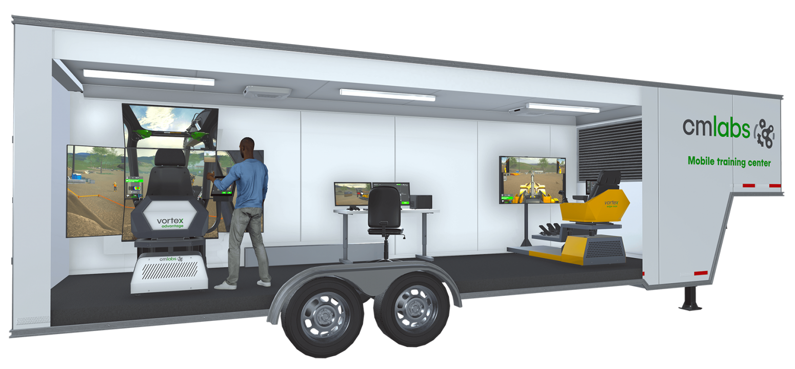 CM Labs Mobile Training Center Trailer Mobile Training Center Solutions