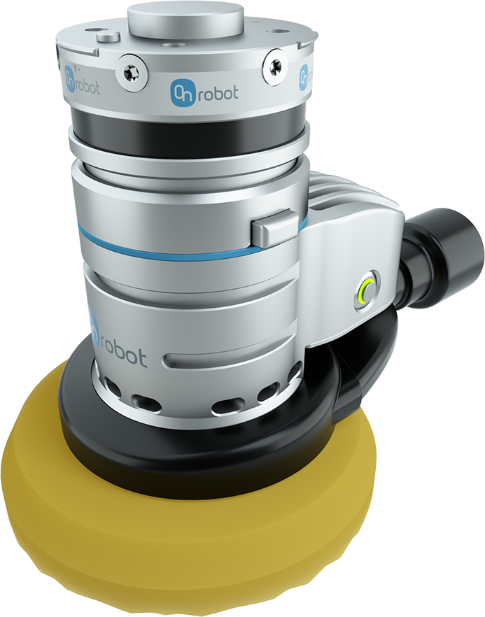 OnRobot Sander HEX with Yellowpad OnRobot Sander