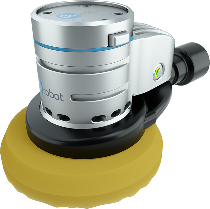 OnRobot Sander with Quick Changer and Yellowpad End of Arm Tooling for Collaborative Robots
