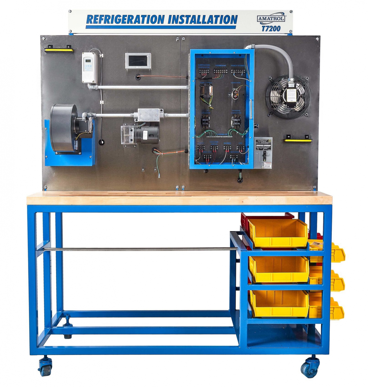 Amatrol T7200 HVAC Trainer Combined Refrigeration Installation Learning System
