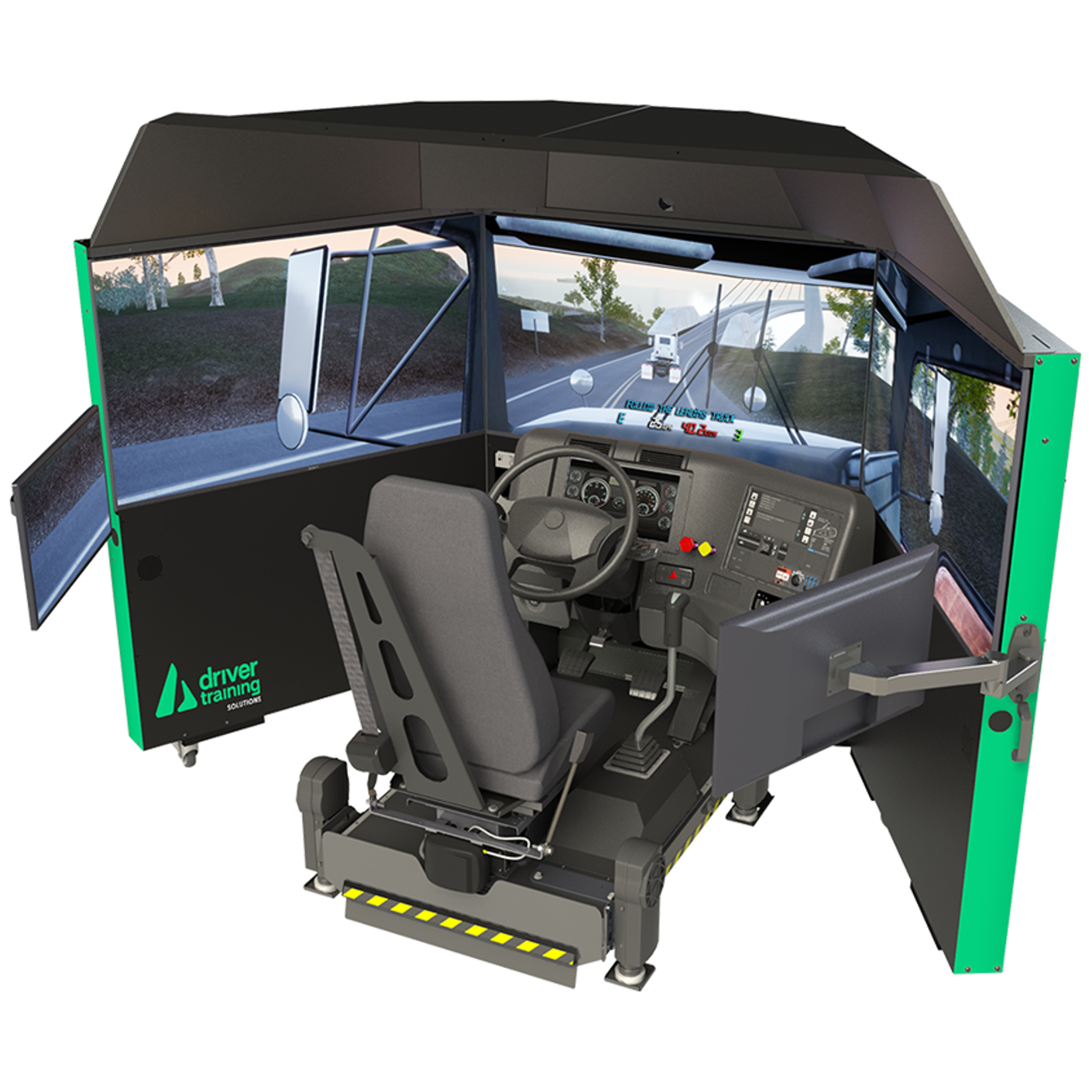 Commercial Driver Simulator Training from Acron Aviation (formerly L3Harris) Acron Aviation TranSim™ Series 8 Truck Driving Simulator