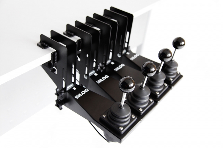 Ball Tip Levers with mounting brackets Simlog Heavy Equipment Simulators for Operator Training