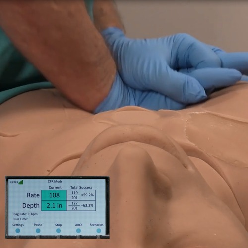 TacMed CRU-R: CPR with Readout High-Fidelity Trauma Trainer and Simulator