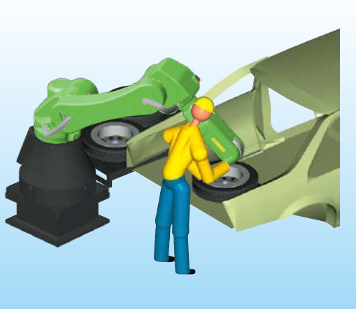 Loading Spare Tires into Automobiles FANUC CR-35iA