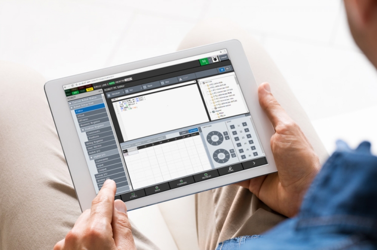 New web-based iRProgrammer software interface FANUC SCARA SR Series Robots