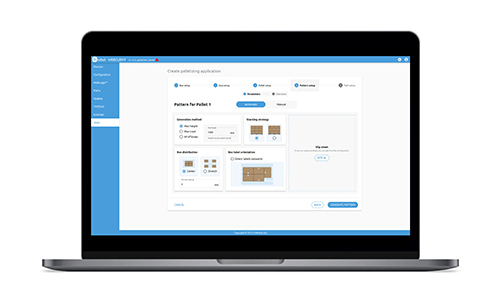 OnRobot Palletizing Software Intuitive, Step-by-Step Palletizing Software