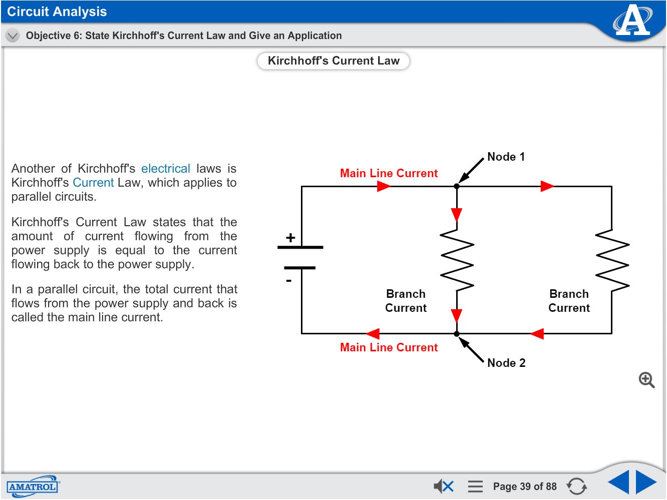 Circuit Analysis AC/DC Electrical Virtual Trainer Courseware