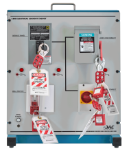 DAC Worldwide Electrical Lock-Out/Tag-Out Training System (Model: 810-000) Electrical Lock-Out/Tag-Out Training System with industry-standard components for safe electrical training