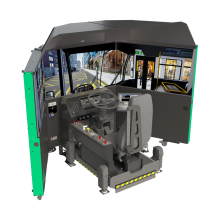 Acron Aviation TransitSim™ Busing Simulator Acron Aviation Commercial Driving Simulator for Training Bus Operators