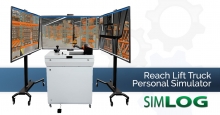 New Industrial Controls for Reach Lift Truck Personal Simulator