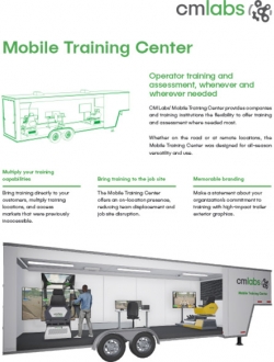 Mobile Training Center CM Labs Flexible Training Solution