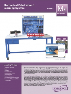 Mechanical Fabrication 1 Learning System (96-MPF1) Amatrol Mechanical Fabrication (96-MPF1)