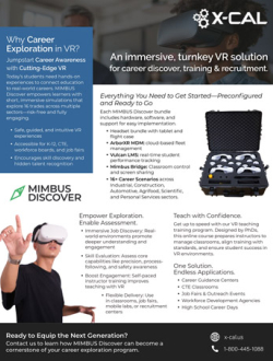 Turnkey VR Career Exploration Solution for Middle School and High School