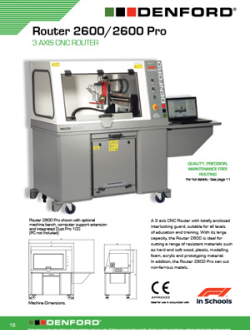 Router 2600/2600 Pro Brochure